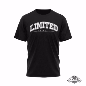 T-shirt preta com desenho